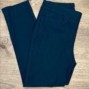 Chico’s Dark Teal Straight Leg Dress Pants Size 8R